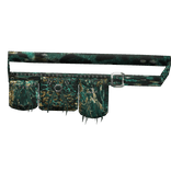 Green Gold Chrome Cross Grunge Bag Belt