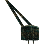 Green Gold Front Grunge Satchel Bag