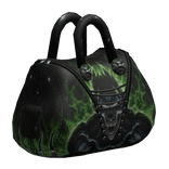 Green Grunge Vintage Handheld Bag