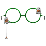 green halloween ghost eyewear