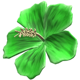 Green Hibiscus Summer Hair Flower
