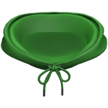 Green Hoodie Hood Tied Oversized Basic 1.0 Neck