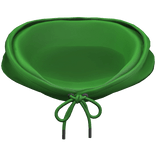 Green Hoodie Hood Tied Oversized Basic 1.0 Neck