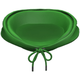 Green Hoodie Hood Tied Oversized Basic 1.0 Neck