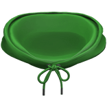 Green Hoodie Hood Tied Oversized Basic 1.0 Neck