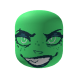 Green Ink Ghost Face