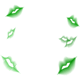 Green Kiss Marks Y2K