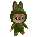 Green Labubu Rabubu Backpack