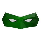 Green Lantern Mask (Hal Jordan/Darker Green)