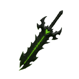 Green Lava Heart Sword