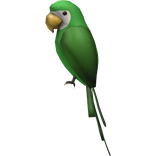 (Green) Left Shoulder Parrot