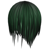 Green Long Emo Japanese Hair