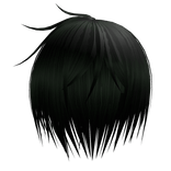 Green Long Vkei Anime Emo Hair