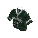Green Los Angeles Jersey w/ Chain
