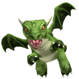 Green Mini Dragon Fantasy Shoulder Pet