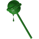 Green Mini Money lollipop