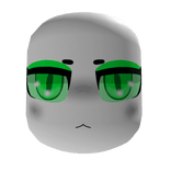 Green Moth Face