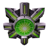 Green Neon Cyber Heart