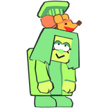 Green Orange Shoulder Pal - DELTARUNE