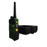 green radio shoulder