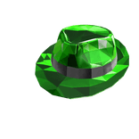 Green Sparkle Time Fedora