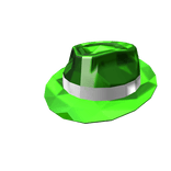 Green Sparkle Time Fedora