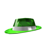 Green Sparkle Time Fedora