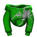 Green Spider female Hoodie