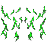 Green Spiky Aura Bottom