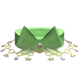 Green Star Necklace w/ Bows