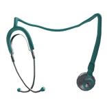 Green stethoscope