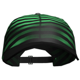 green striped grunge distressed cap