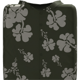 Green Tropical Floral Button Shirt ( Torso )