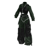 Green Two-Tone Cargo Utility Set / 03