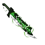 Green Unbreakable Riven Sword