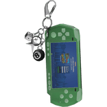 Green Video Game Keychain