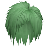 green vkei scene hair