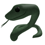 Green Waist Snake Serpent Friend