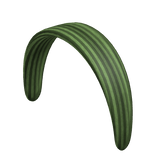 Green Y2K Cute Coquette Stripe Headband 