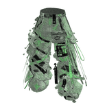 Green Y3K Holographic Cargo Pants [PBR]