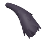 Grey and Fluffy Cat Tail