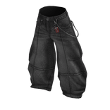 Grey Baggy Ferrari Jeans