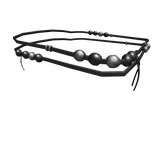 Grey Beaded Bracelet [L]