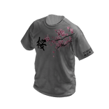 Grey Blossom Y2K Tee