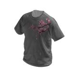 Grey Blossom Y2K Tee