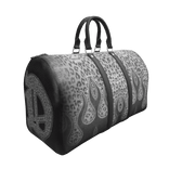Grey Cheetah Flame Duffel Bag