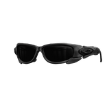 Grey Chrome Cyber Y2K Racer Shades