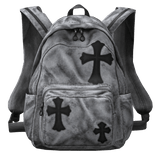 grey chrome hearts backpack