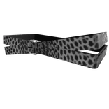 grey double leopard print gyaru belt 1.0