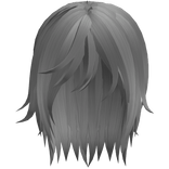 Grey Emo Long Messy Vkei Boy Hair